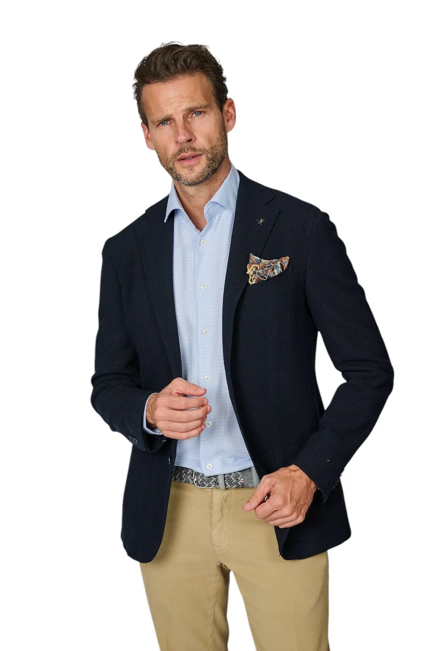 Cc Collection Corneliani} cardigan homme bleu foncé – Image 3