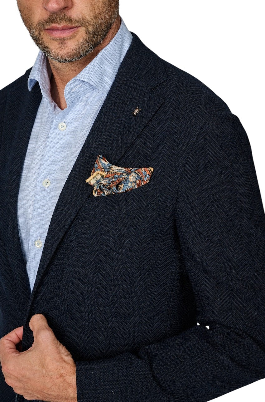 Cc Collection Corneliani} cardigan homme bleu foncé – Image 4