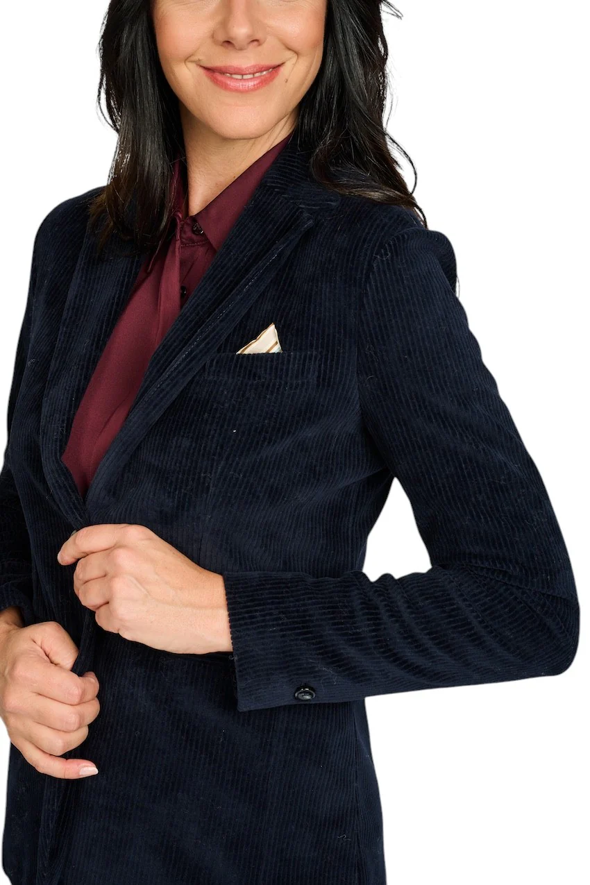 Circolo Woman cardigan ladies navy – Image 3