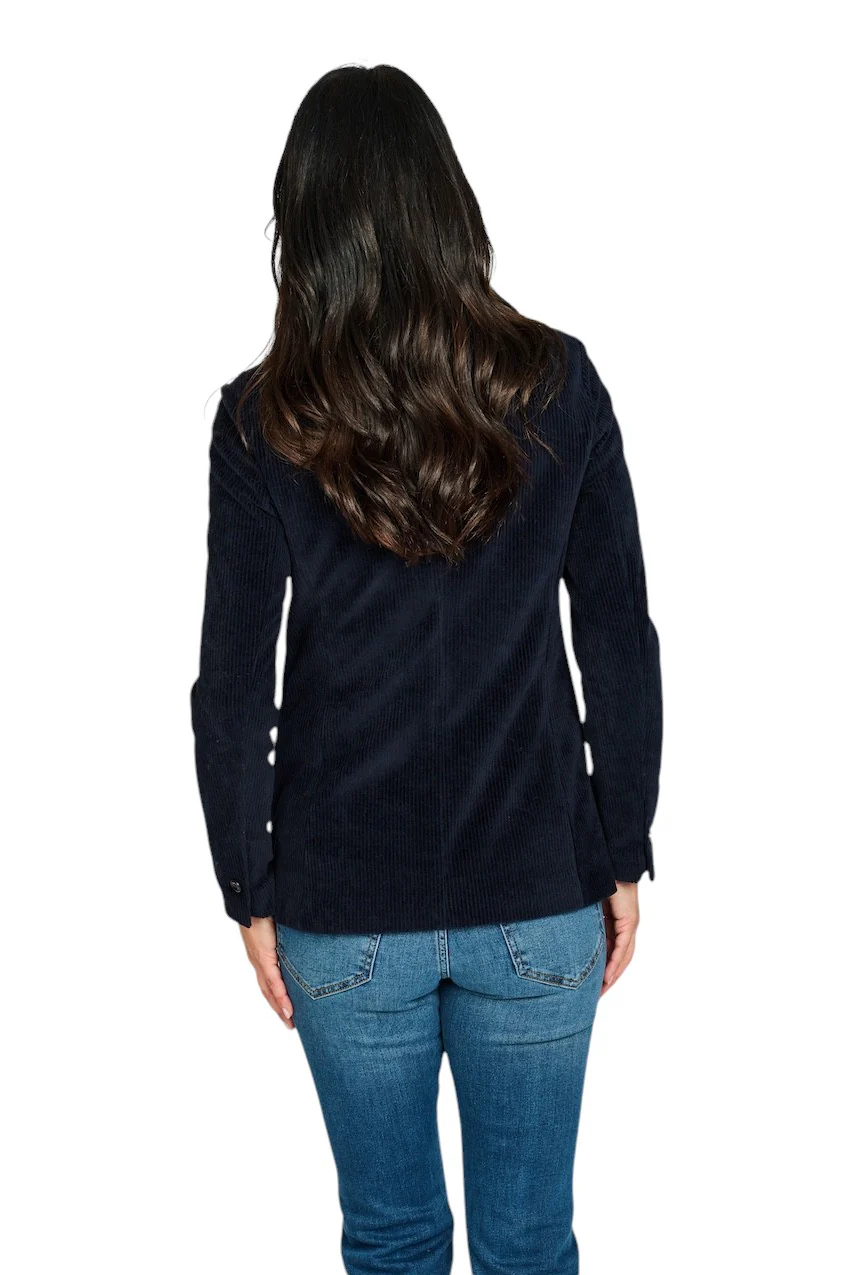 Circolo Woman cardigan ladies navy – Image 6