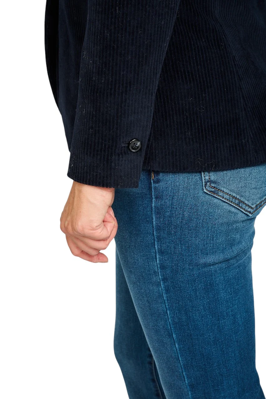 Circolo Woman cardigan ladies navy – Image 5