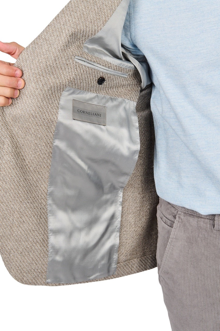 Corneliani gilet hommes taupe – Image 6