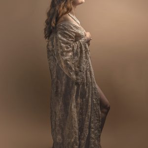 Déshabillé au crochet fait main – Prunille