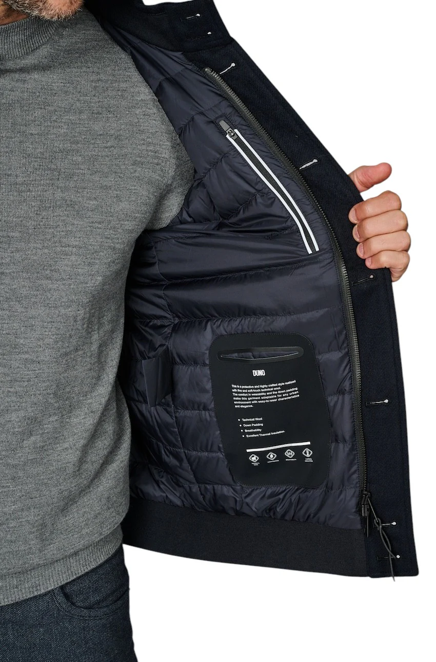 Duno Uomo manteau de sport hommes bleu NEIL PRATO – Image 4