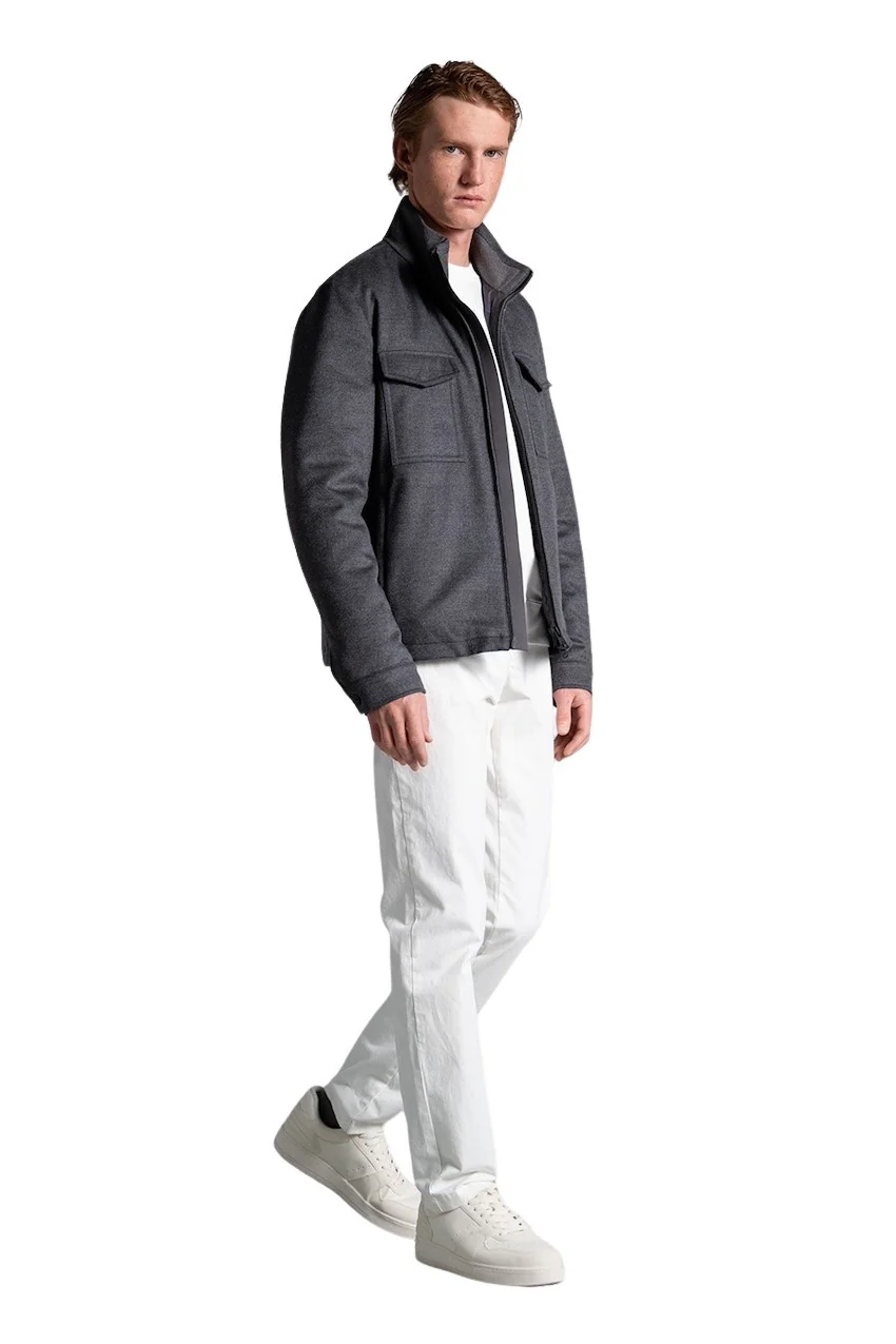 Duno Uomo manteau de sport hommes gris foncé – Image 7