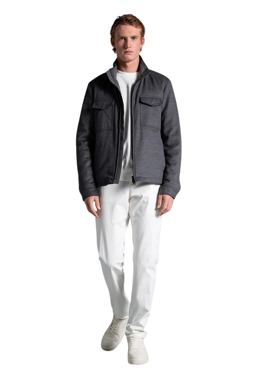 Duno Uomo manteau de sport hommes gris foncé – Image 6