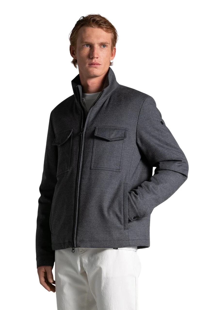 Duno Uomo manteau de sport hommes gris foncé – Image 4