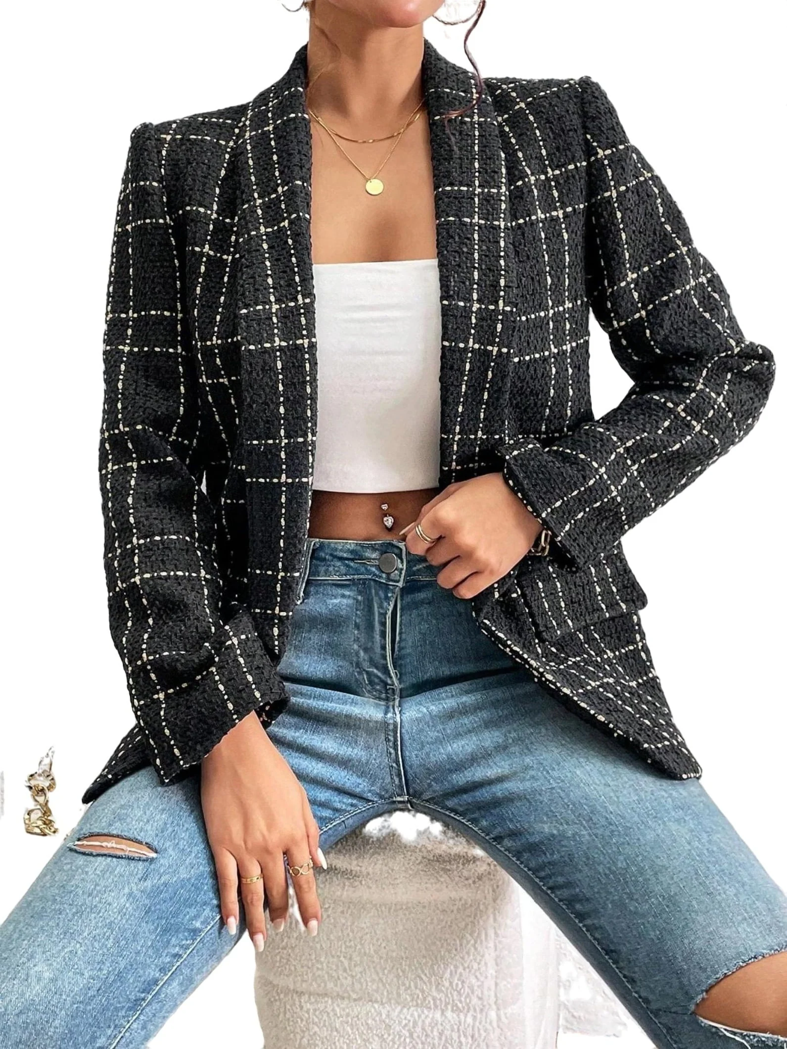 Sarah - Checked Blazer – Image 5