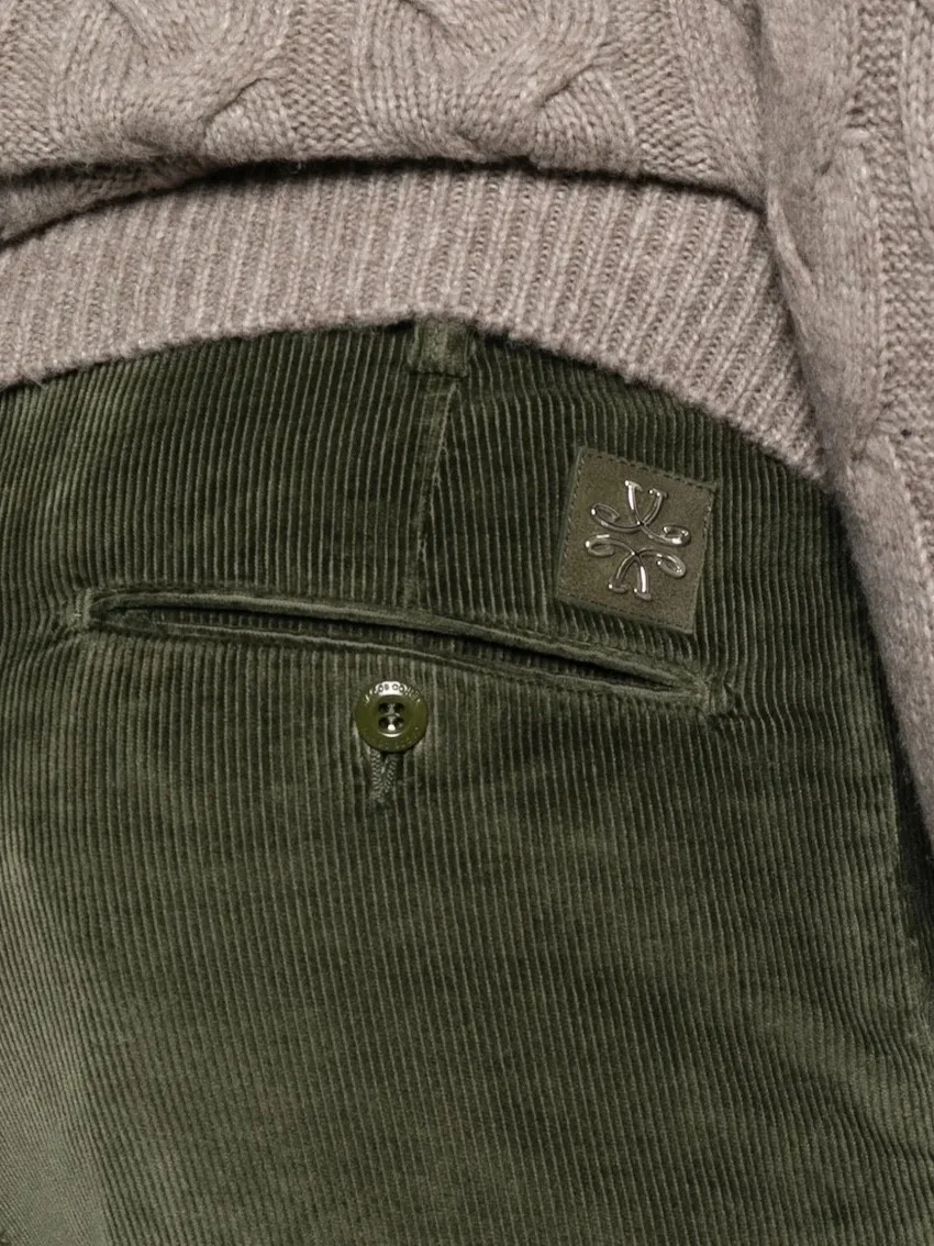 Jacob Cohen Hommes Pantalon sport homme vert SLIM FIT BOBBY – Image 4