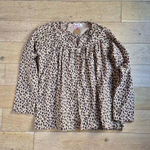 Blouse allaitement – gaze de coton Oekotex mini léopard