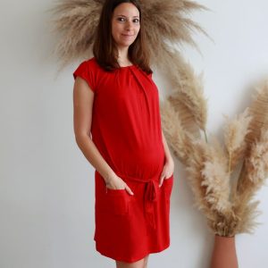Robe grossesse – viscose et élasthanne  Existe en 2 couleurs