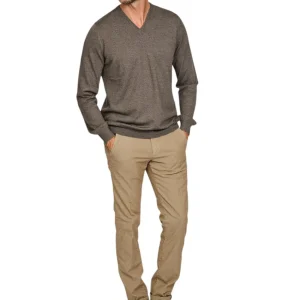 Mason'S Hommes pantalons sportifs pour hommes camel Torino Elegance