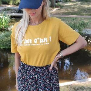 Tee-shirt d'Allaitement et de Grossesse "O'lait O'lait!"