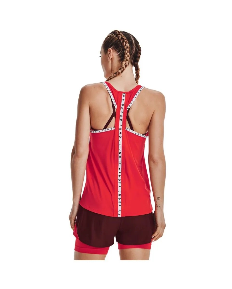 UNDER ARMOUR KNOCKOUT TANK RED – Image 3