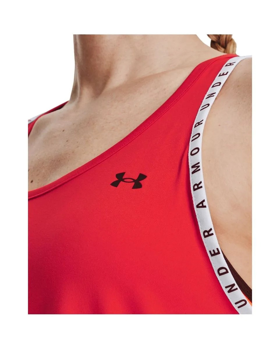 UNDER ARMOUR KNOCKOUT TANK RED – Image 4