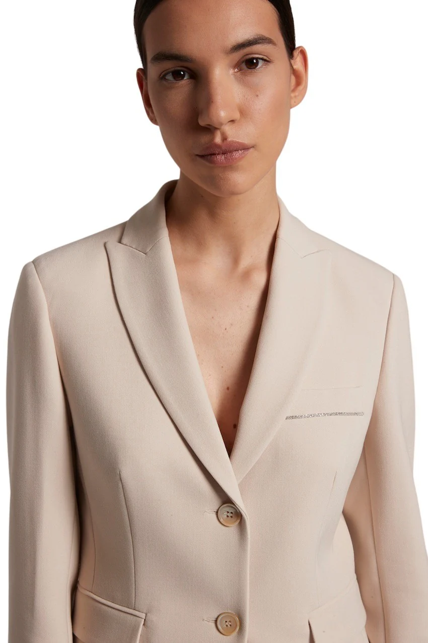 Cardigan Peserico pour dames beige – Image 3