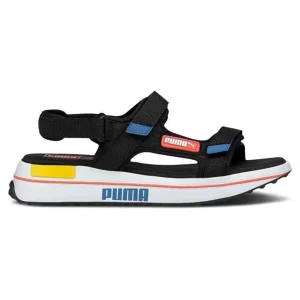 Men&rsquo;s Puma Future Rider Sandal Black-Star Sapphire-Popy Red (372318 04)