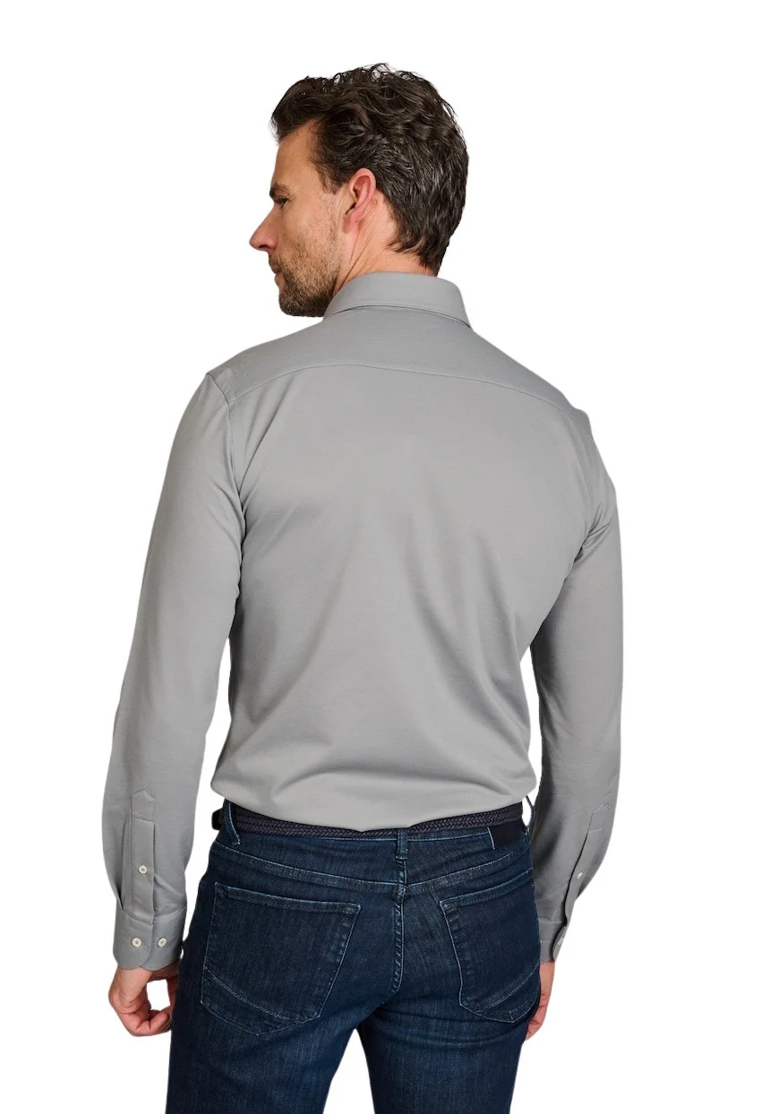 Chemise Profuomo manches longues hommes vert slim fit – Image 6