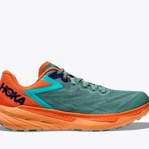 HOKA ZINAL TRELLIS/ORG RUNNING HOMME