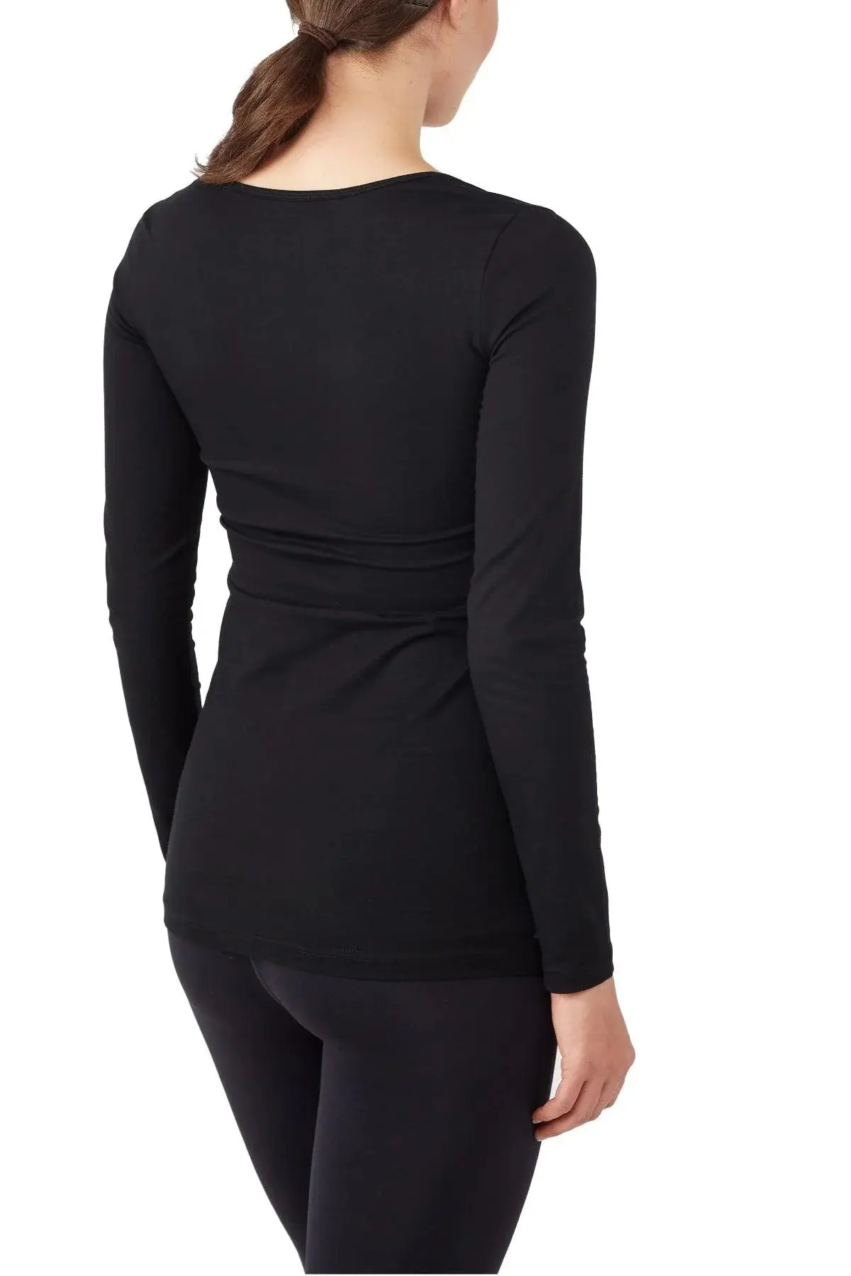 Sarah T-shirt d'allaitement – Le basic intemporel manches longues – Image 4