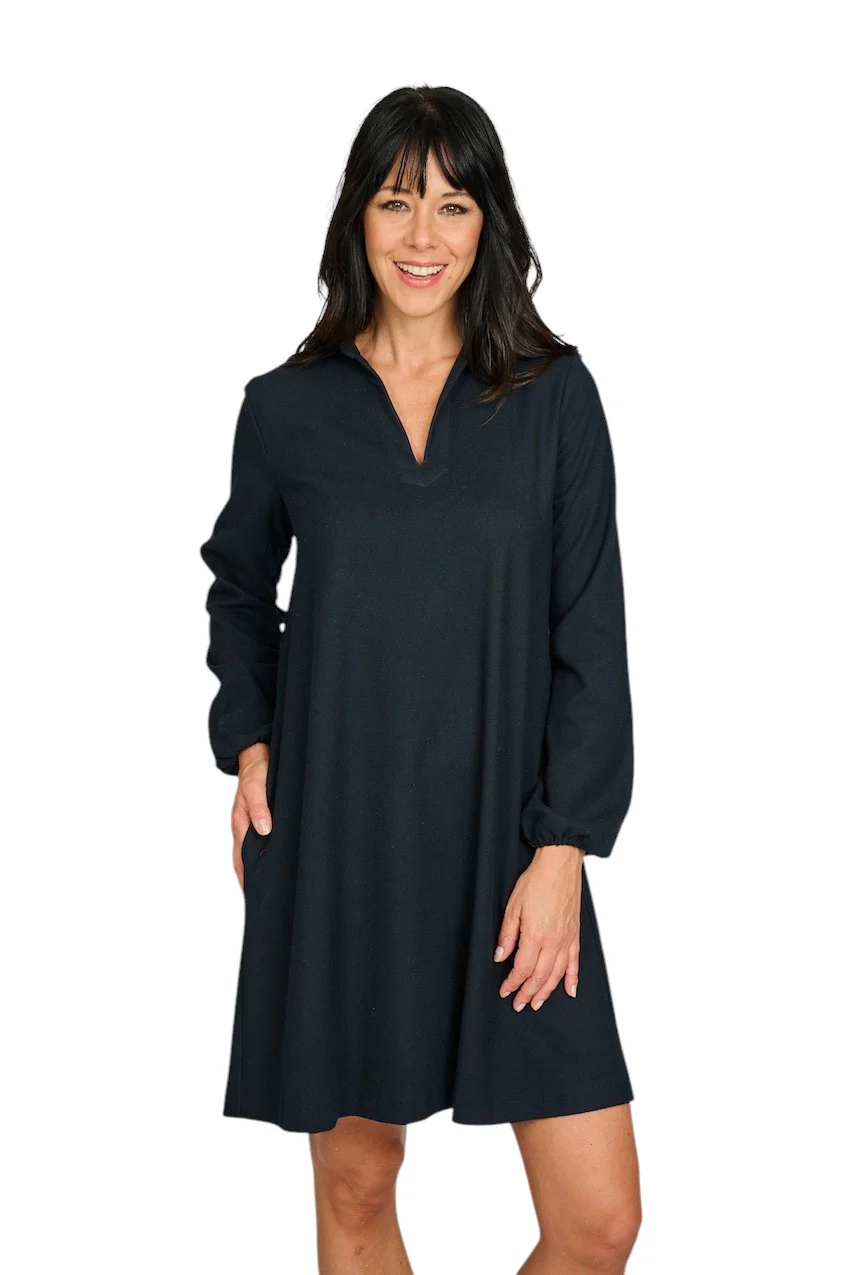 Scapa Flow Robe dames marine SCHACK – Image 3