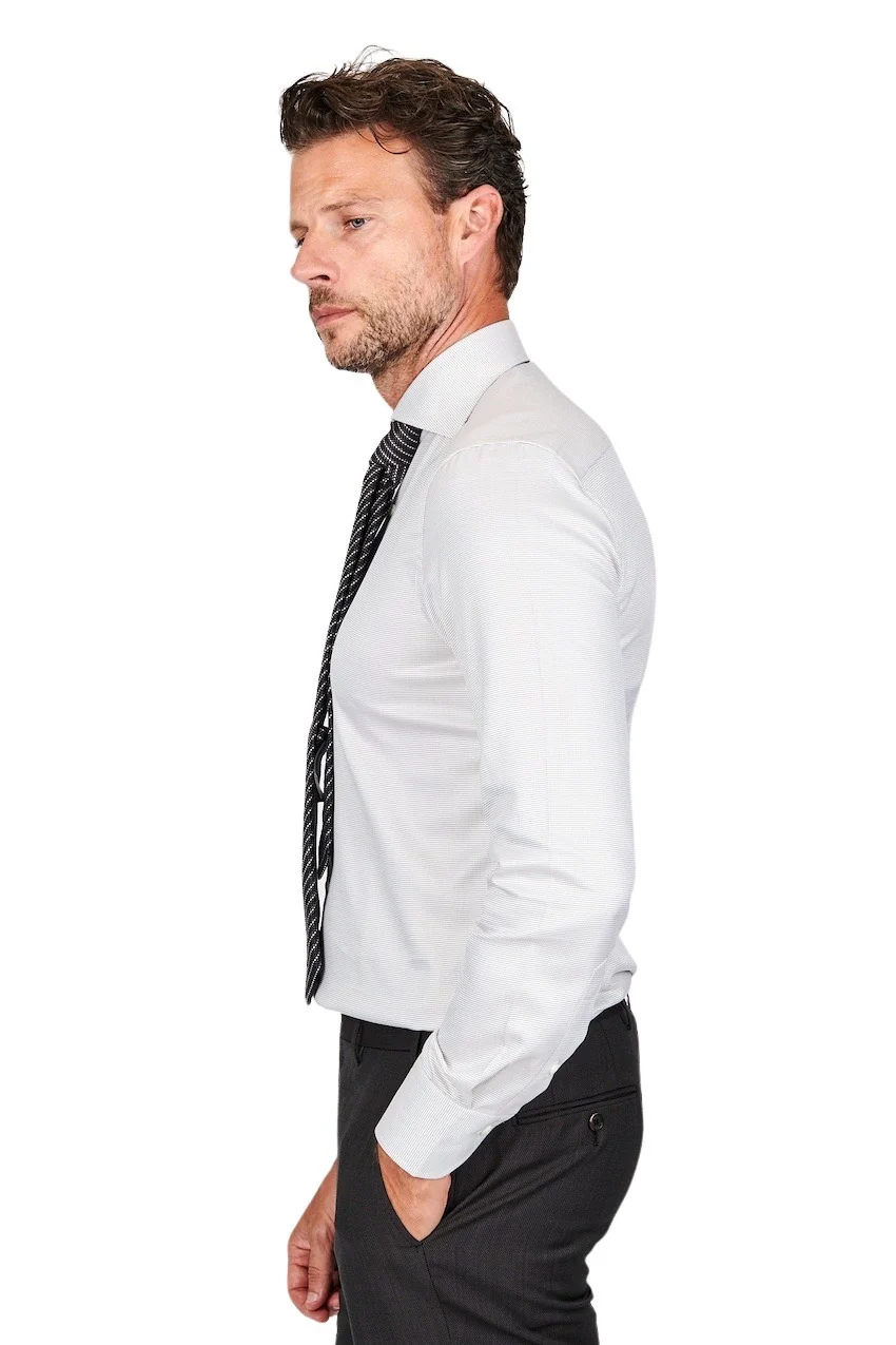 Stenstroms Hommes chemise manches longues hommes beige – Image 3