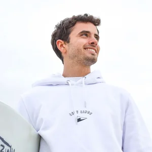 Sweat Left Lines Blanc (coton bio)