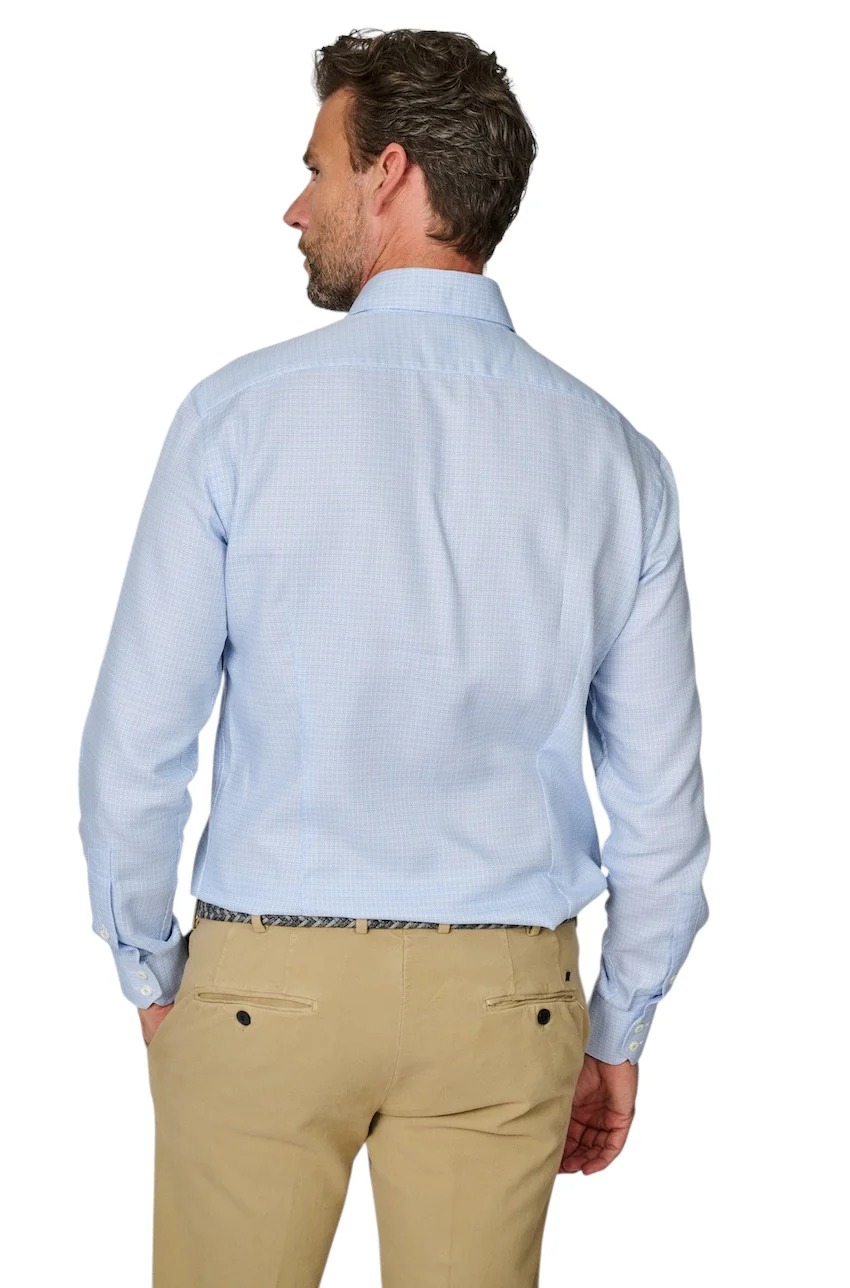 Van Laack Hommes chemise manches longues bleu homme RIVARA-TF – Image 6