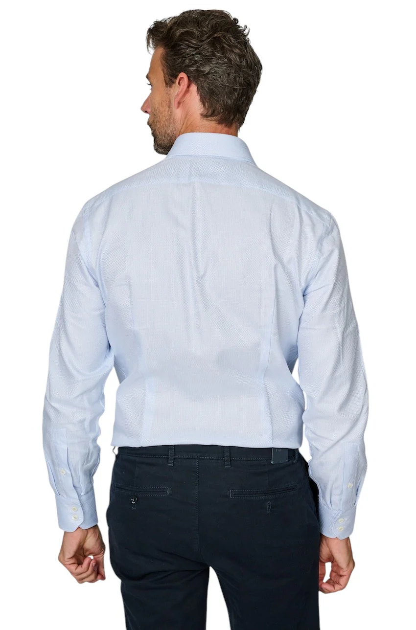 Van Laack Hommes Chemise manches longues homme bleu clair RIVARA-TF – Image 6