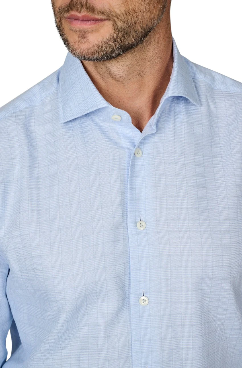 Van Laack {Chemise Hommes homme bleu clair RIVARA-TF. – Image 3