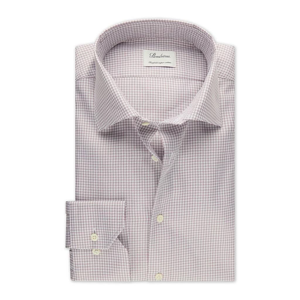 Stenstroms Hommes Chemise manches longues rouge ordinaire pour hommes