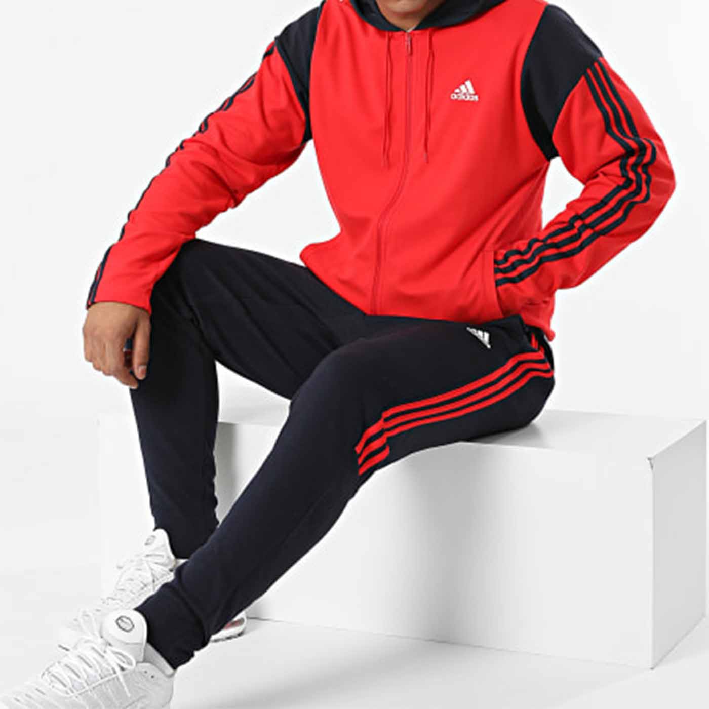 Adidas Sportswear Ribbed Insert Tracksuit (H42016)