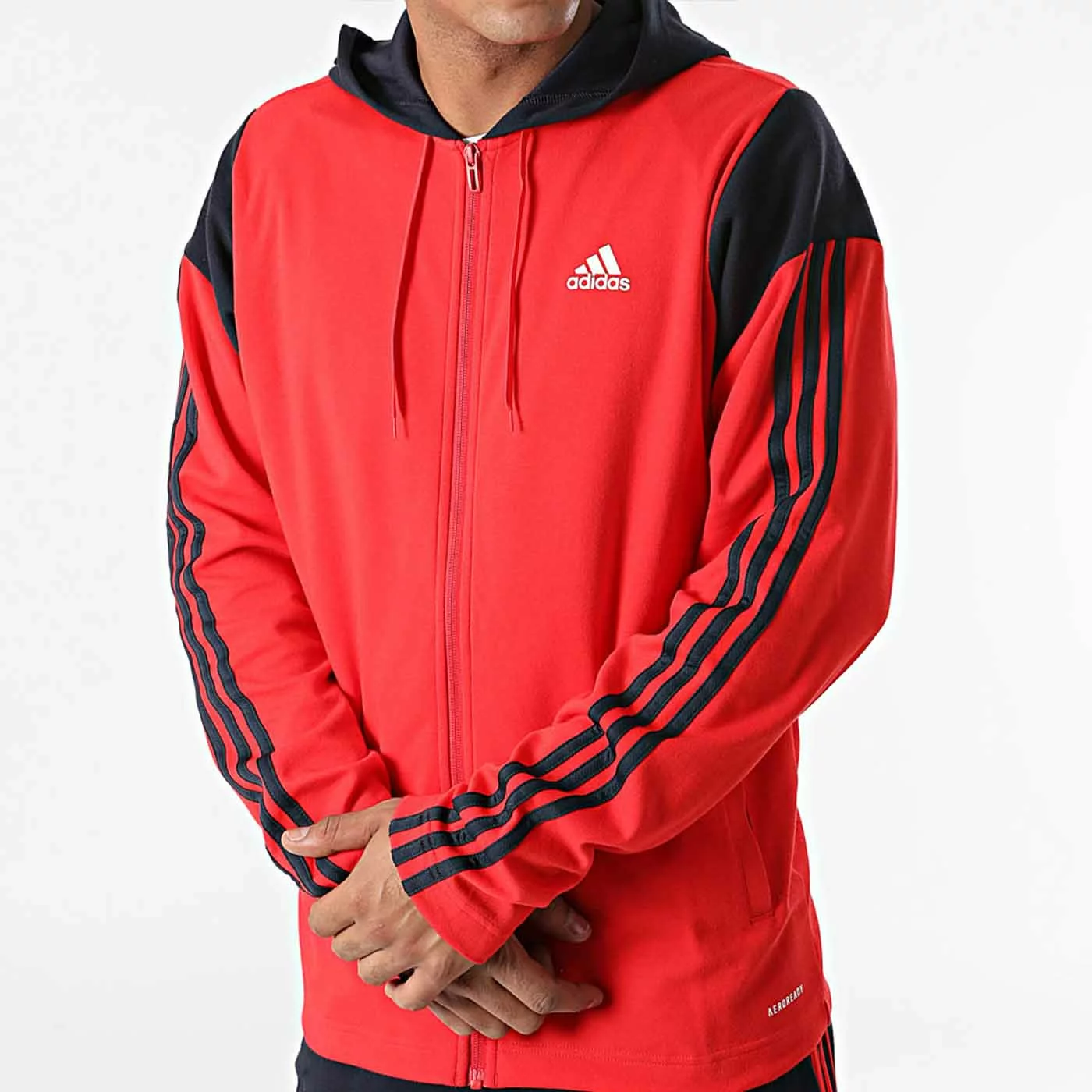 Adidas Sportswear Ribbed Insert Tracksuit (H42016) – Image 3