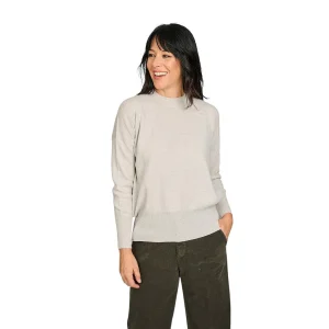 Anneclaire pull-over col rond dames gris D1322 857 265.