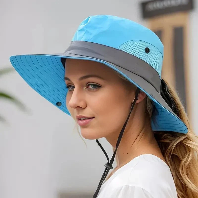 Chapeau anti-UV pour queue de cheval – Image 3