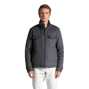 Duno Uomo manteau de sport hommes gris foncé