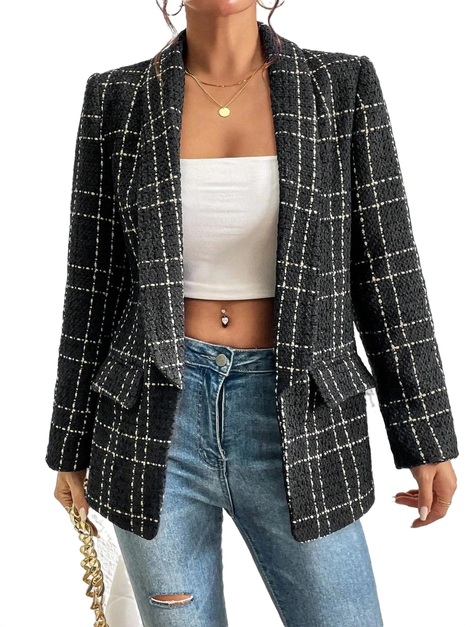 Sarah - Checked Blazer – Image 4
