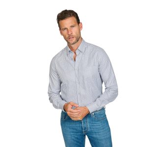 Chemise Paul & Shark manches longues bleu pour hommes