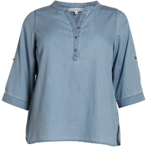 BLOUSE GRANDE TAILLE DENIM ZHENZI