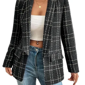 Sarah - Checked Blazer