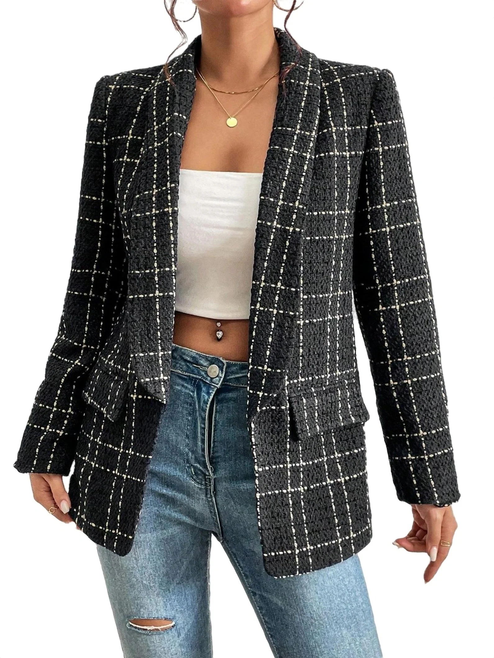 Sarah - Checked Blazer – Image 2