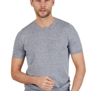 Gran Sasso Hommes t-shirt manches courtes bleu pour hommes