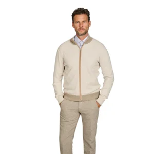 Gran Sasso Hommes gilet hommes beige