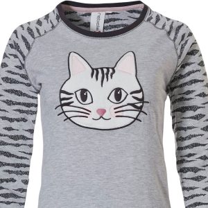 CHEMISE DE NUIT “CHAT” REBELLE
