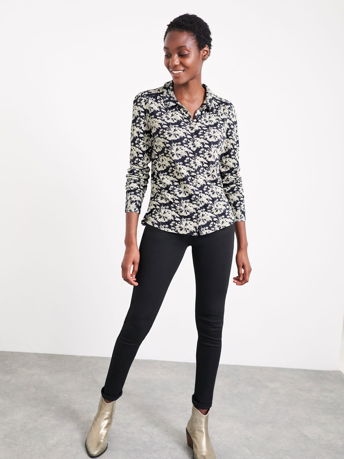 CHEMISE JERSEY LOGAN BERRY WHITE STUFF – Image 4