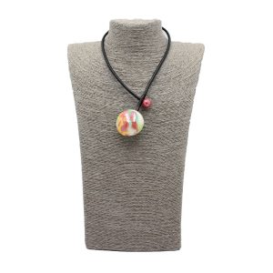 COLLIER LONG GEVOLE PETIT GALET « X coloris »