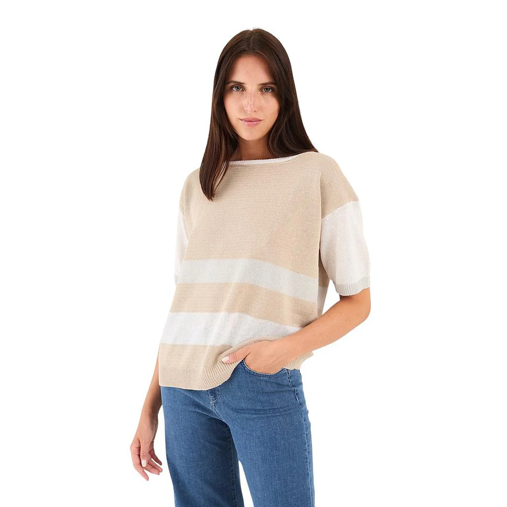 Anneclaire pull pull ladies taupe D1516 317 151 – Image 2