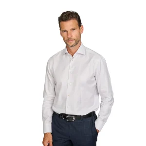 Van Laack Hommes chemise manches longues hommes bordeaux RIVARA-LTF