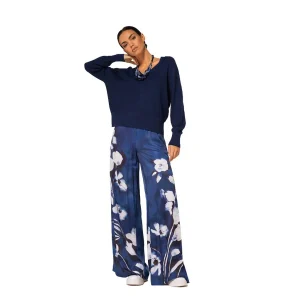 Caroline Biss pantalon femme bleu 1583/29