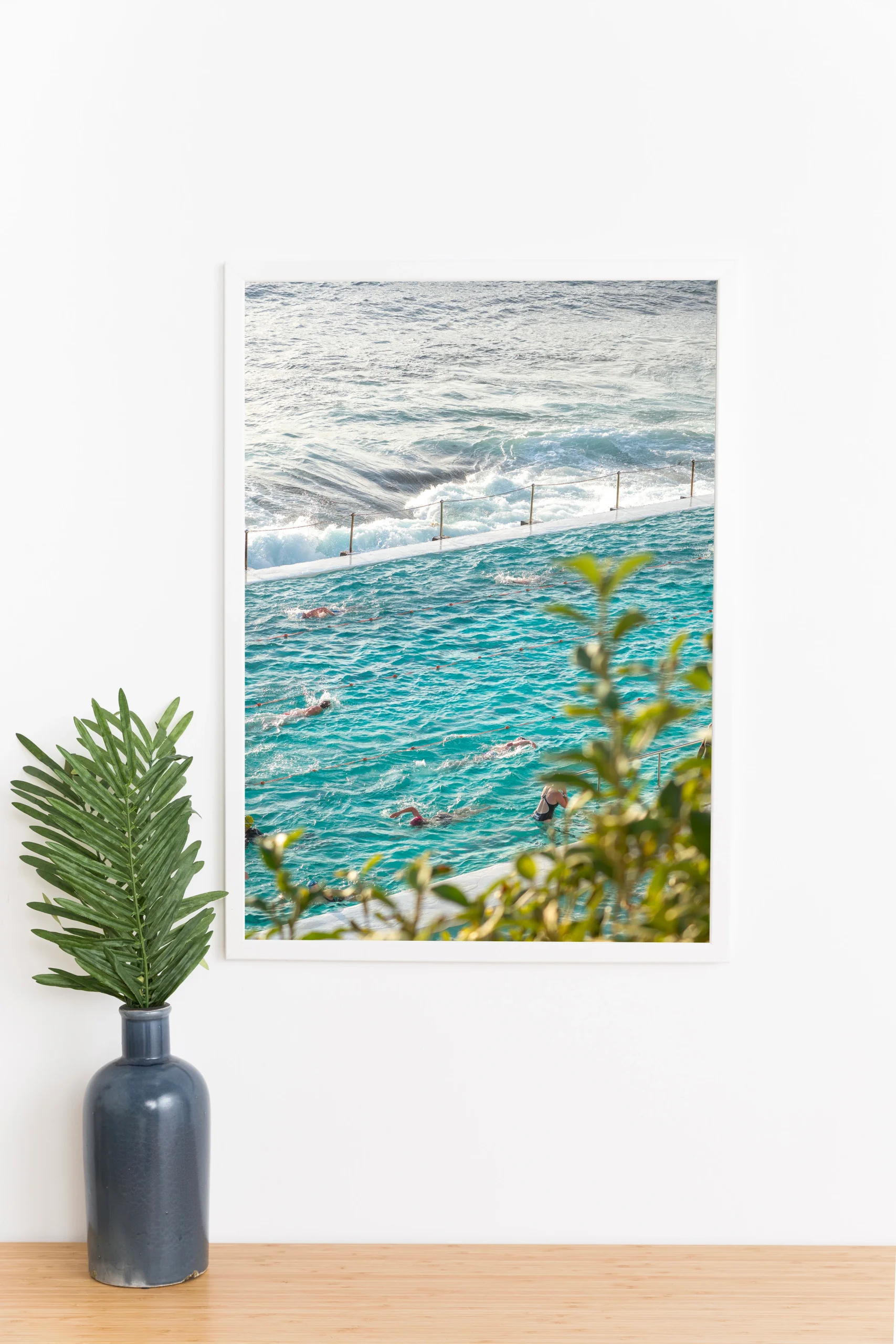 Swim at the morning - Poster